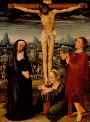 The Crucifixion by Adriaen Isenbrant Oil Painting