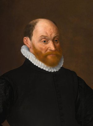 Portrait of a bearded gentleman by Adriaen Thomasz Key Oil Painting