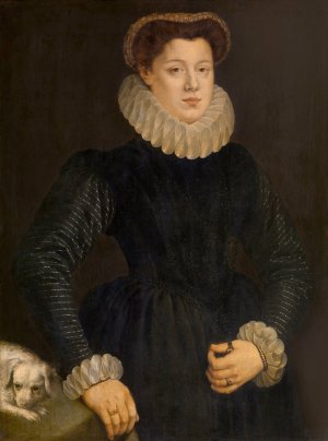 Portrait of a Woman by Adriaen Thomasz Key Oil Painting