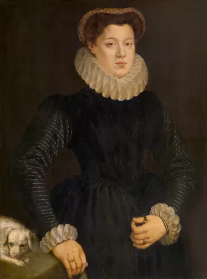Portrait of a Woman by Adriaen Thomasz Key Oil Painting
