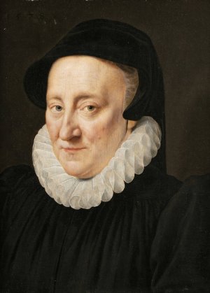 Portrait Of An Elderly Lady by Adriaen Thomasz Key Oil Painting