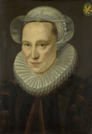 Portrait of Grietje Pietersdr Codde by Adriaen Thomasz Key Oil Painting