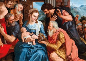 The Adoration of the Magi by Adriaen Thomasz Key Oil Painting