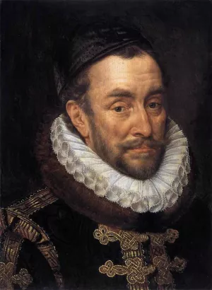 William I, Prince of Orange, Called William the Silent by Adriaen Thomasz Key Oil Painting