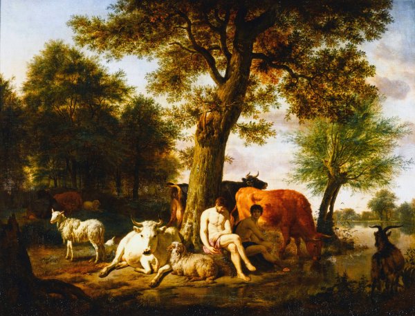 Main Product Photo of Mercury, Argus and Io  Painting by Adriaen Van De Velde