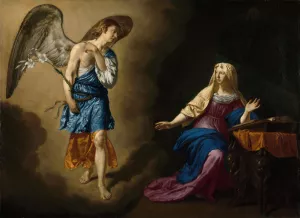 The Annunciation to the Virgin by Adriaen Van De Velde Oil Painting