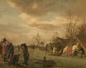 Winter Pleasures by Adriaen Van De Velde Oil Painting