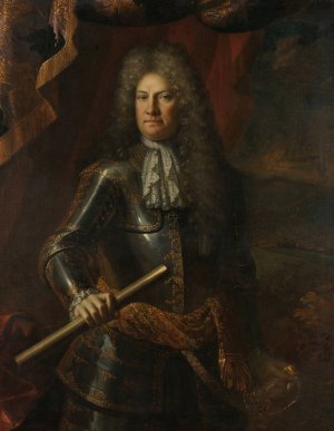 Portrait of Lieutenant-General Godard van Reede, Lord of Amerongen by Adriaen Van Der Werff Oil Painting