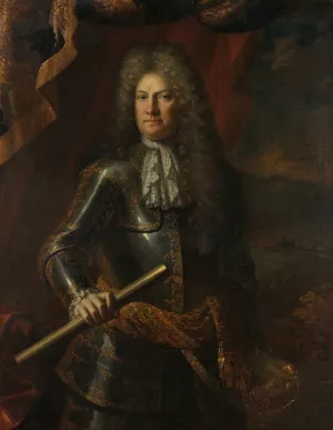 Portrait of Lieutenant-General Godard van Reede, Lord of Amerongen by Adriaen Van Der Werff Oil Painting