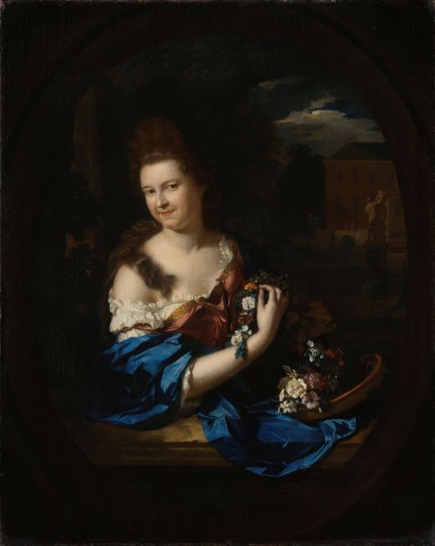 Main Product Photo of Portrait of Margaretha Rendorp, Wife of Jan van de Poll  Painting by Adriaen Van Der Werff
