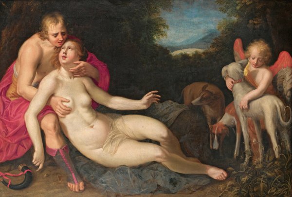 Main Product Photo of Mars and Venus Painting by Adriaen Van Nieulandt