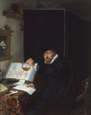 L'Analyse by Adriaen Van Ostade Oil Painting