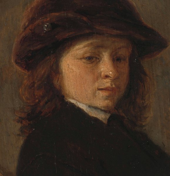 Portrait of a Boy  by Adriaen Van Ostade - Hand-Painted Oil Painting Reproduction