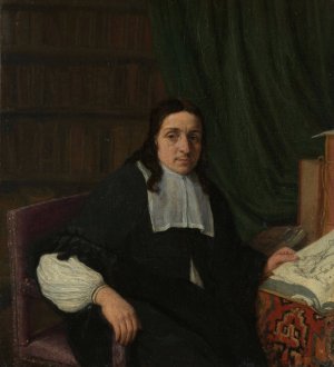 Portrait of a Collector, possibly Constantijn Sennepart by Adriaen Van Ostade Oil Painting
