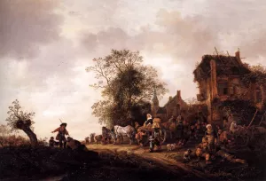 Travellers at a Country Inn