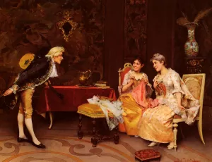 Taking a Bow by Adriano Cecchi - Oil Painting Reproduction