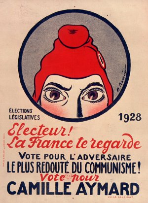 Electeur ! la France te regarde by Adrien Barrere Oil Painting