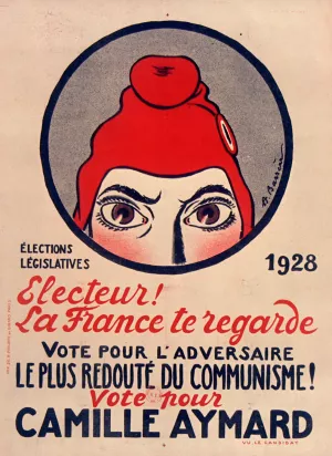 Electeur ! la France te regarde by Adrien Barrere Oil Painting