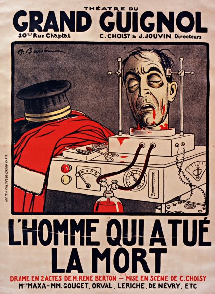 L'homme qui a tue la mort  by Adrien Barrere - Hand-Painted Oil Painting Reproduction