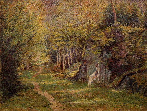 Main Product Photo of The Dom Forest Painting by Adrien Heymans