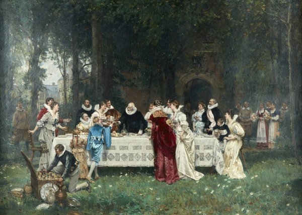 Main Product Photo of Le Centenaire  Painting by Adrien Moreau