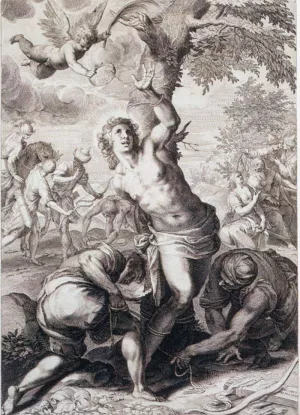 The Martyrdom of St Sebastian Oil painting by Aegidius Sadeler Ii