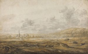 Panoramic Landscape along the Rhine by Aelbert Cuyp Oil Painting