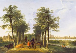 The Avenue at Meerdervoort by Aelbert Cuyp Oil Painting