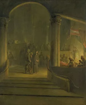 Christ before Caiphas by Aert De Gelder Oil Painting