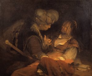 Judah and Tamar by Aert De Gelder Oil Painting