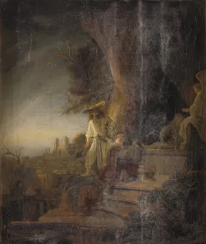 King Ahasuerus Presents Mordecai with his Ring by Aert De Gelder Oil Painting