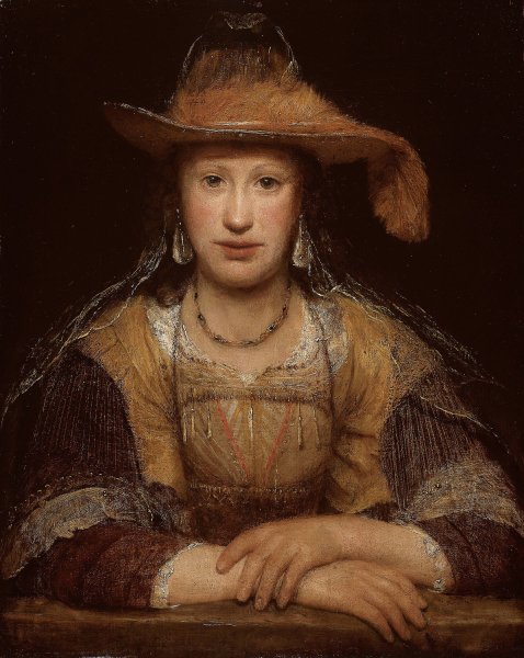 Portrait of a Young Woman  by Aert De Gelder - Hand-Painted Oil Painting Reproduction