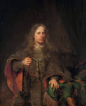 Portrait of Ernest de Beveren,Lord of West-IJsselmonde and De Lindt by Aert De Gelder Oil Painting