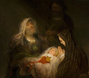 Simeon's Song of Praise by Aert De Gelder Oil Painting