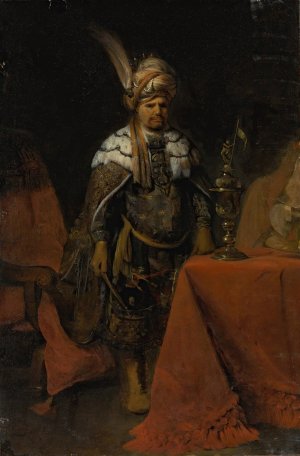 The Enraged Ahasuerus by Aert De Gelder Oil Painting