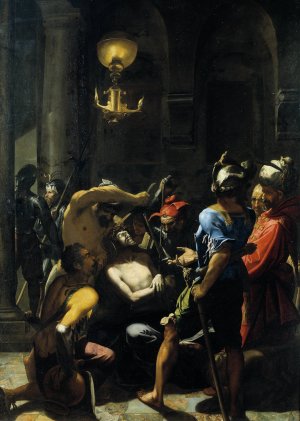 The Scourging of Christ by Aert Mijtens Oil Painting