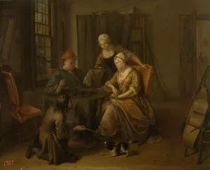 Shoemaker by Aert Schouman Oil Painting