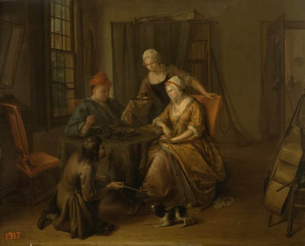 Main Product Photo of Shoemaker Painting by Aert Schouman
