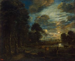 Night Landscape with a River