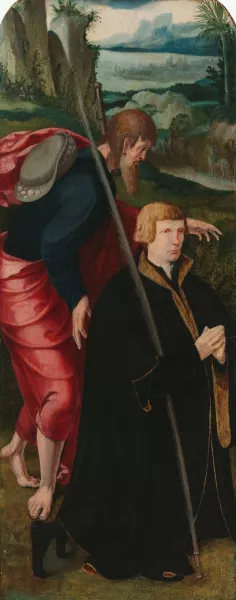 The Raising of Lazarus Oil painting by Aertgen Claesz Van Leyden