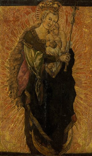 Madonna by After Albrecht Durer Oil Painting