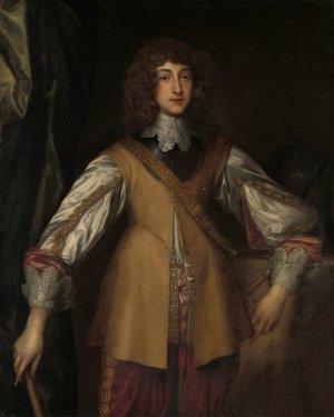 Portrait of Rupert by After Anthony Van Dyck Oil Painting