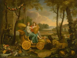 Apotheosis of Luis XIV by After Charles Le Brun Oil Painting