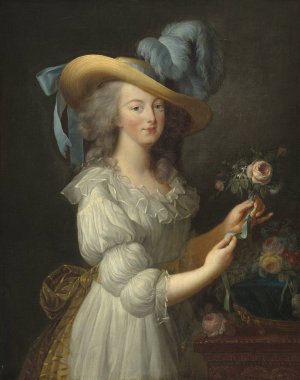 Marie-Antoinette by After Elisabeth-Louise Vigee Le Brun Oil Painting