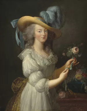 Marie-Antoinette by After Elisabeth-Louise Vigee Le Brun Oil Painting