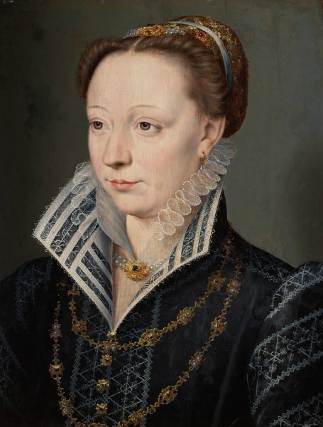 Main Product Photo of Portrait of Claude Catherine de Clermont-Tonnerre, Duchess of Retz  Painting by After Francois Clouet