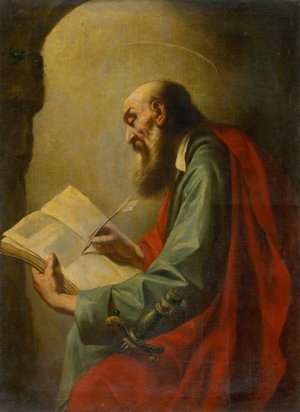 Saint Paul by After Guercino Oil Painting