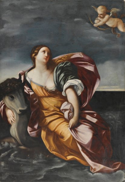 The Rape Of Europa by After Guido Reni - Hand-Painted Oil Painting Reproduction
