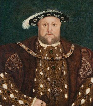 King Henry VIII by After Hans Holbein The Younger Oil Painting