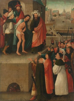 Ecce Homo by After Hieronymus Bosch Oil Painting